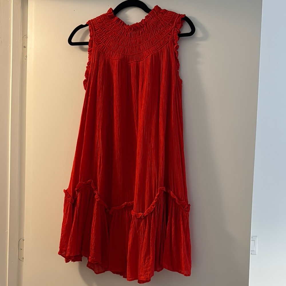 Worn Once All Saints Dress with Ruffle Details